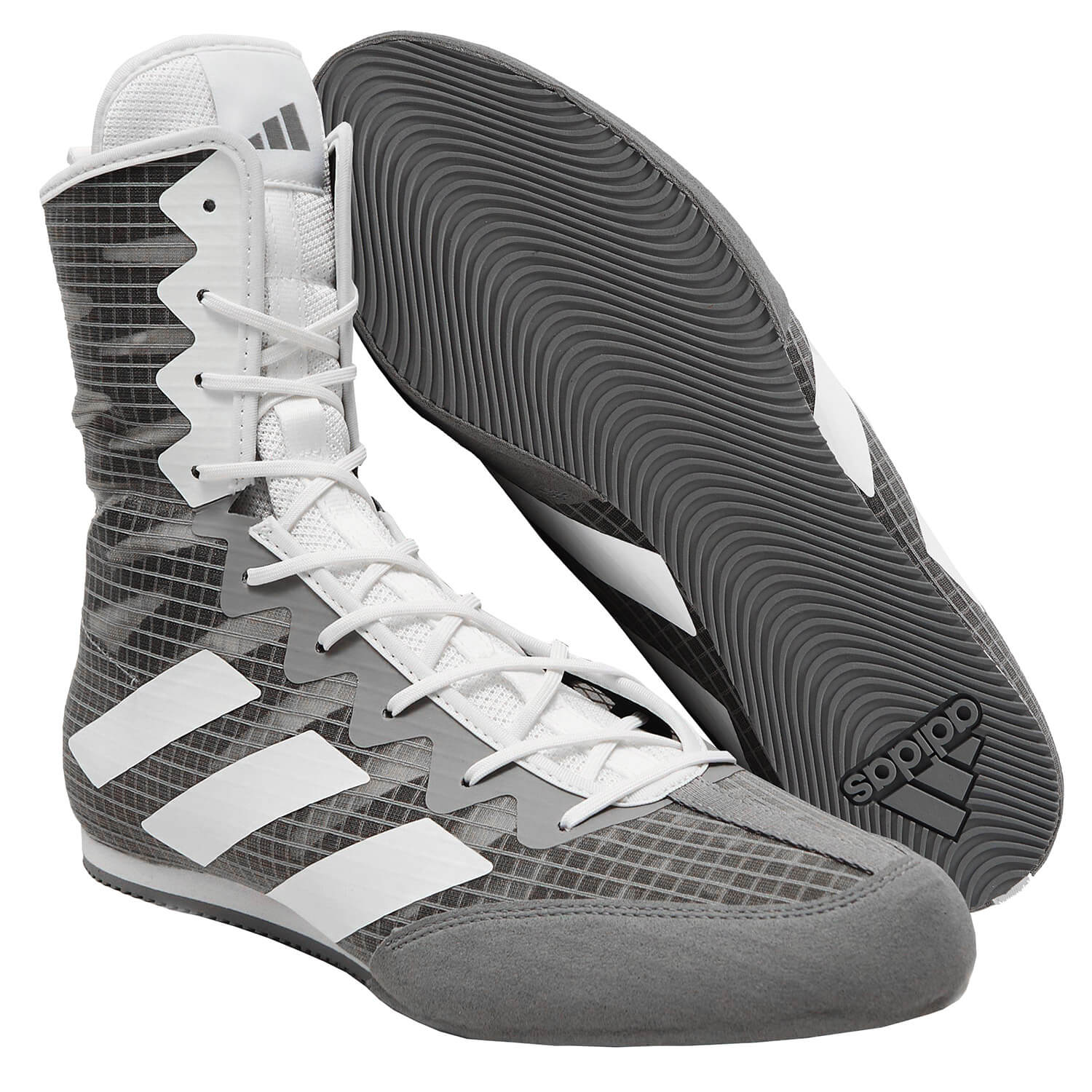Adidas box obuv HOG 4, šedo-bílé