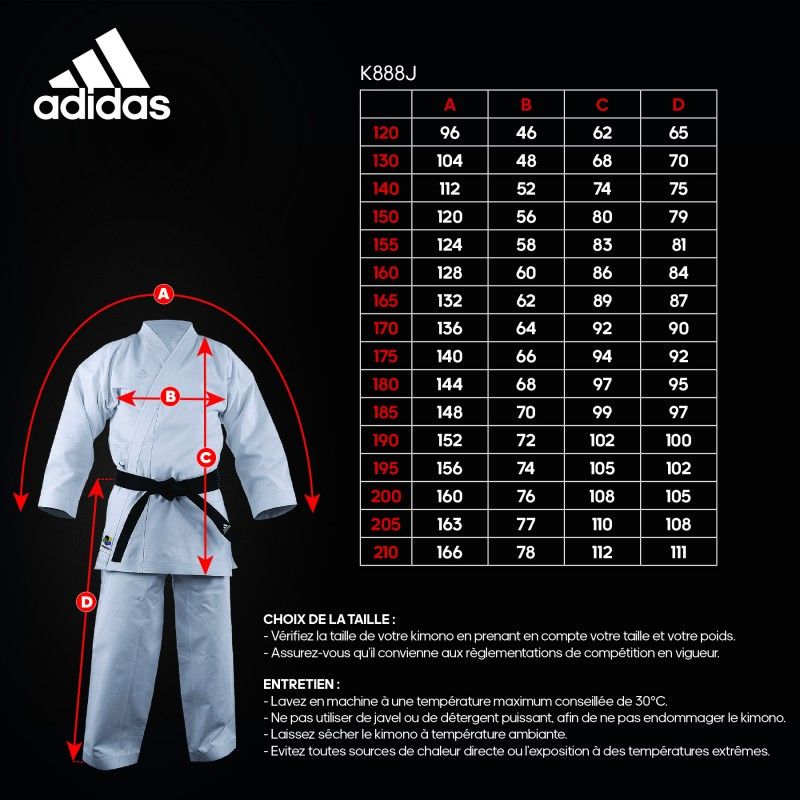 Adidas dětské KA kimono Kigai 2.0 475g, bílé