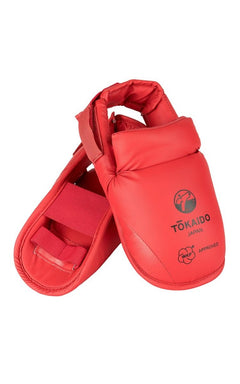 Tokaido chrániče nártů WKF, červené