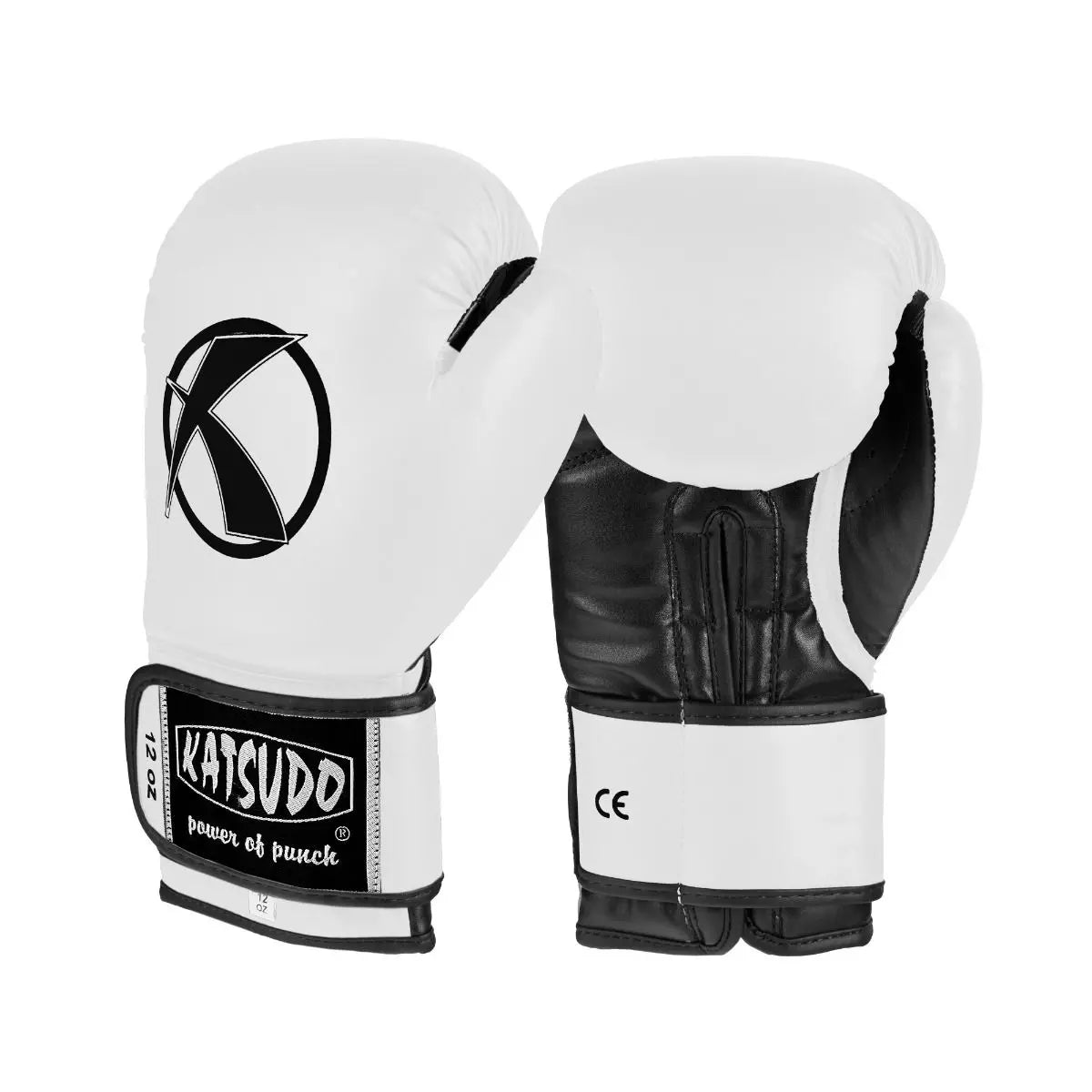 Katsudo boxerské rukavice Punch II, bílé