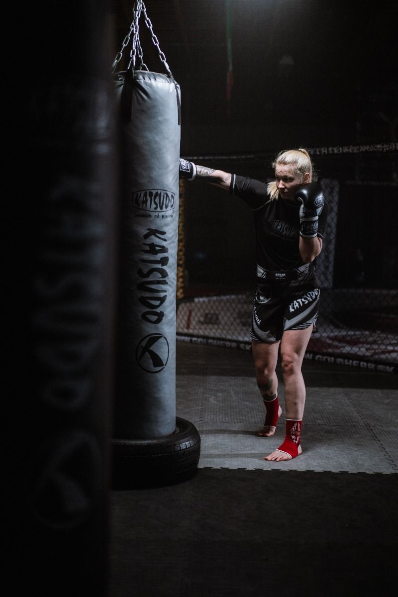 Katsudo plastelový boxovací pytel Texa, šedý