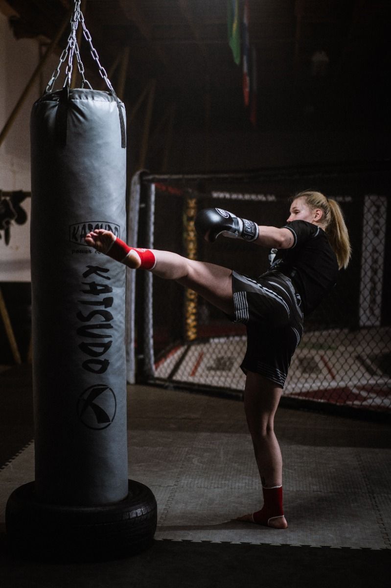 Katsudo plastelový boxerský pytel 180x28 Plaston, šedý