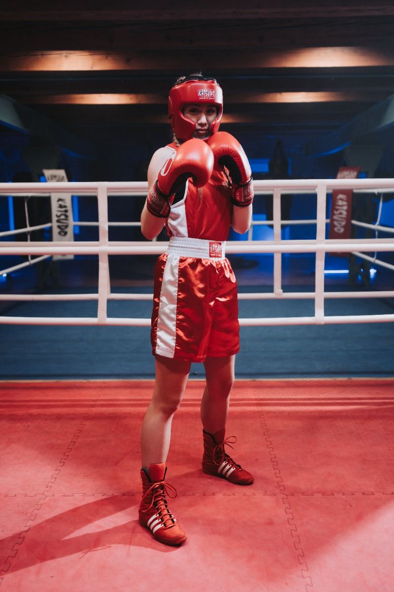 Katsudo boxerská sada Strikta, červená