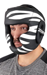 Zebra sparring helma, černá