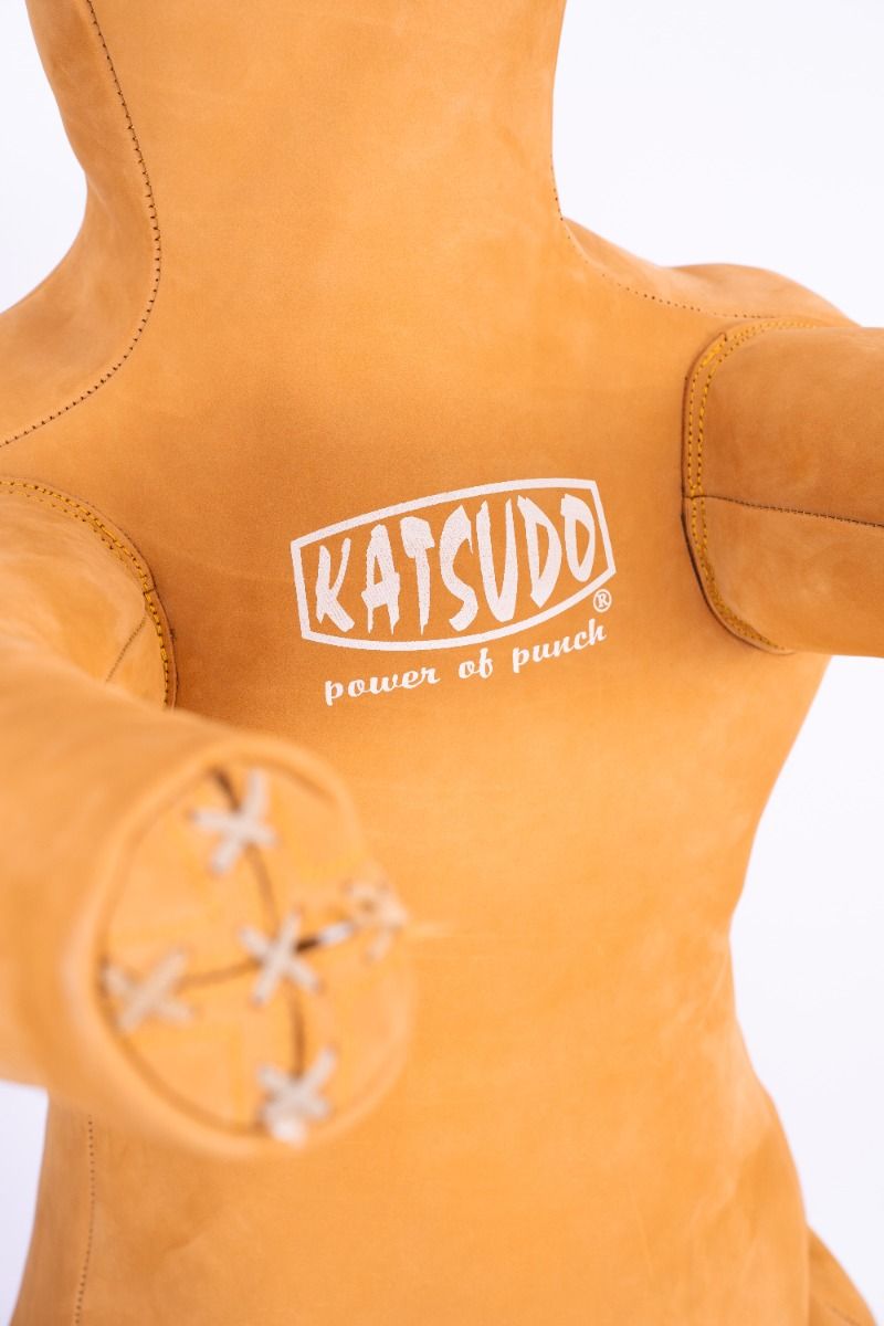 Katsudo dvounohý kožený zápasnický panák Slamboy, žlutý
