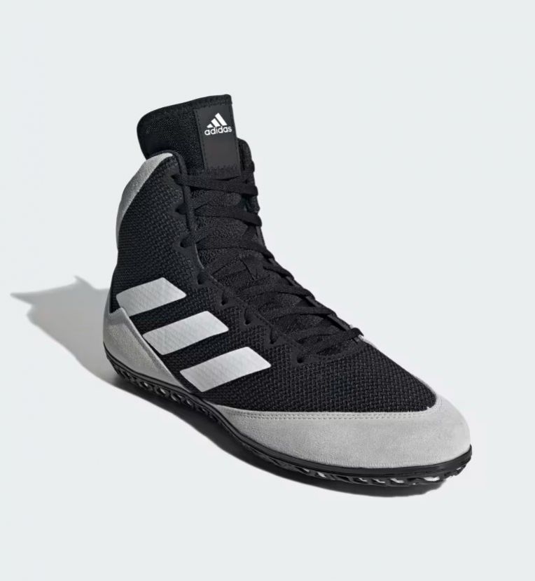 Adidas zápasnická obuv Mat Wizard 5, černo-šedá
