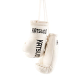 Katsudo miniatura boxerských rukavic Miniglo, bílá