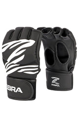 Zebra MMA rukavice, černé