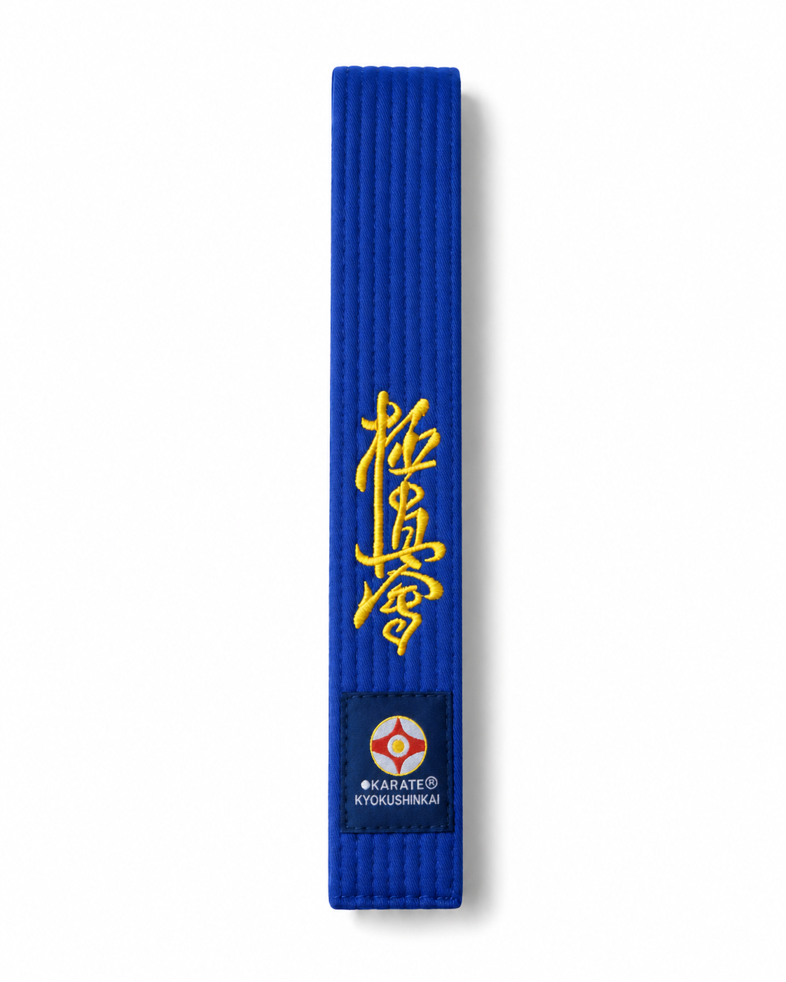 Katsudo Kyokushin karate opasek, modrý