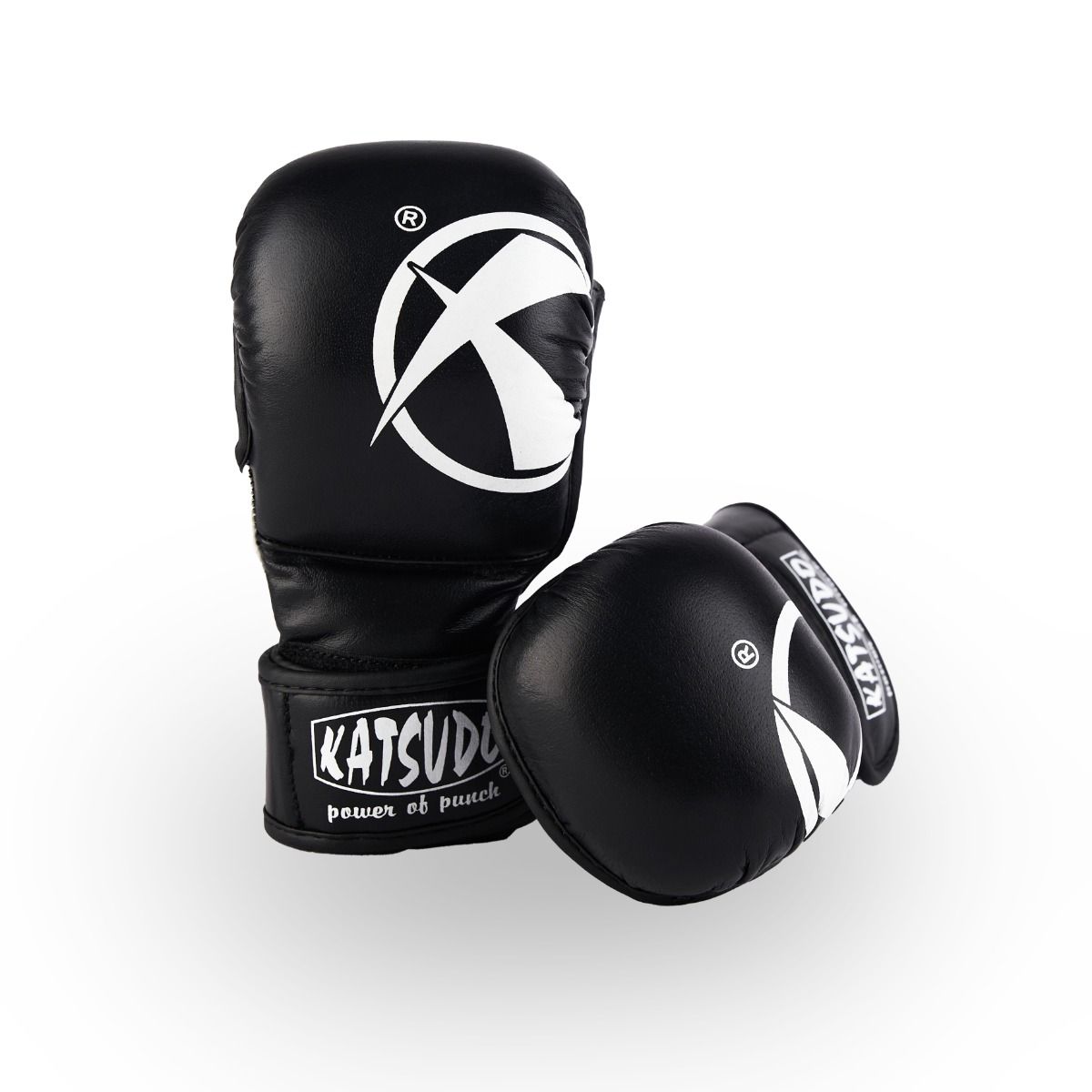 Katsudo mma rukavice Revenge, černo bílé