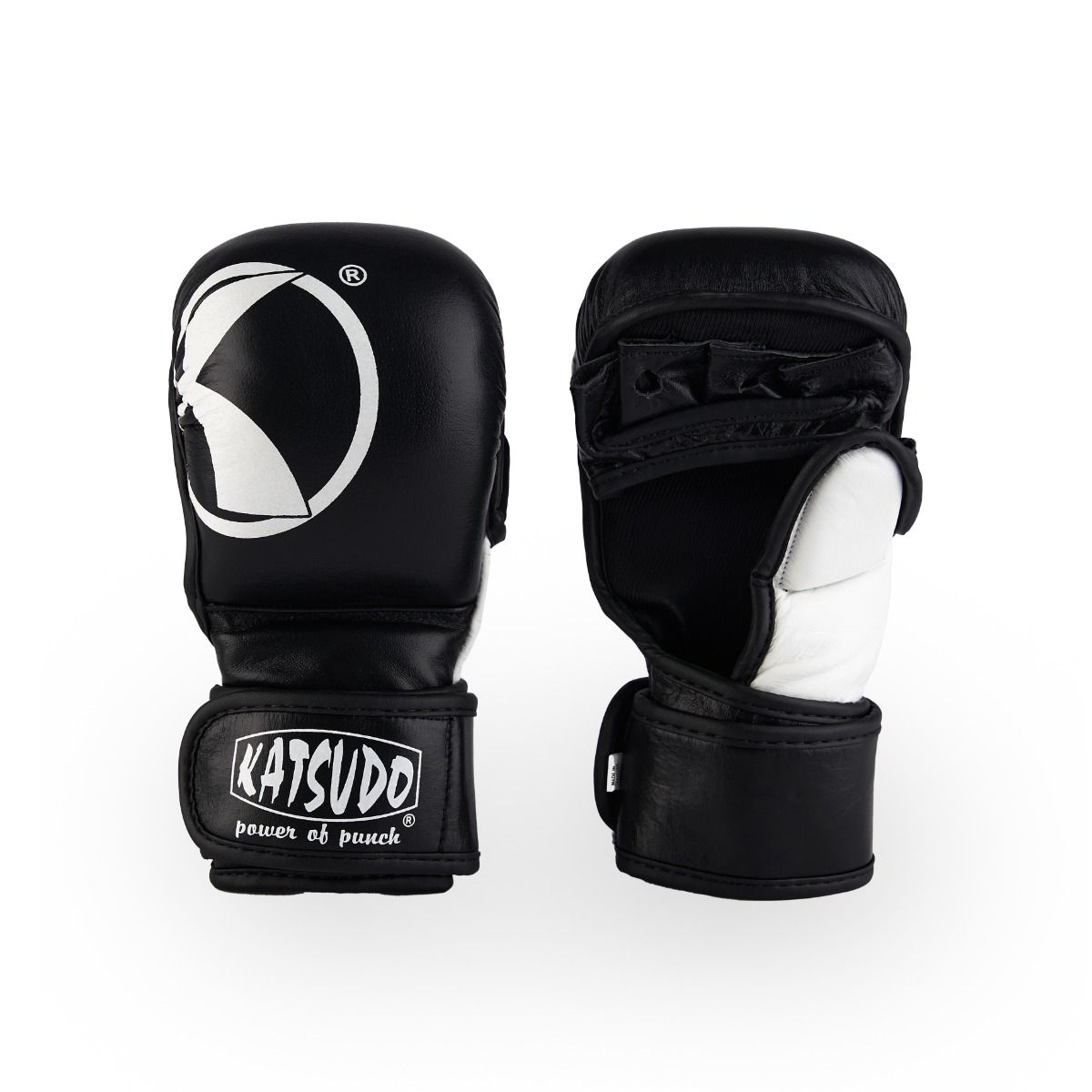 Katsudo mma rukavice Revenge, černo bílé