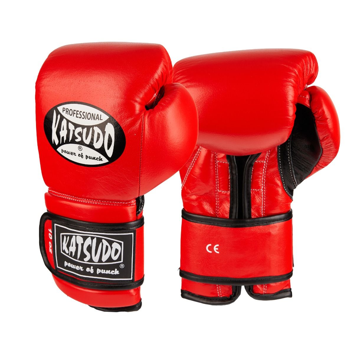Katsudo boxerské rukavice Profesionál, červené