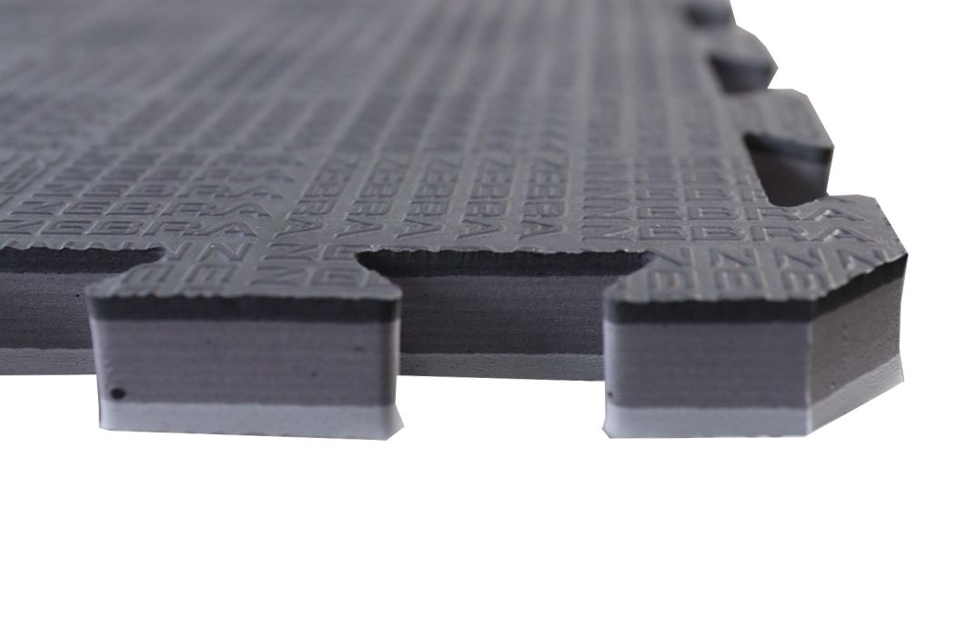 Zebra tatami Puzzle, černo šedé
