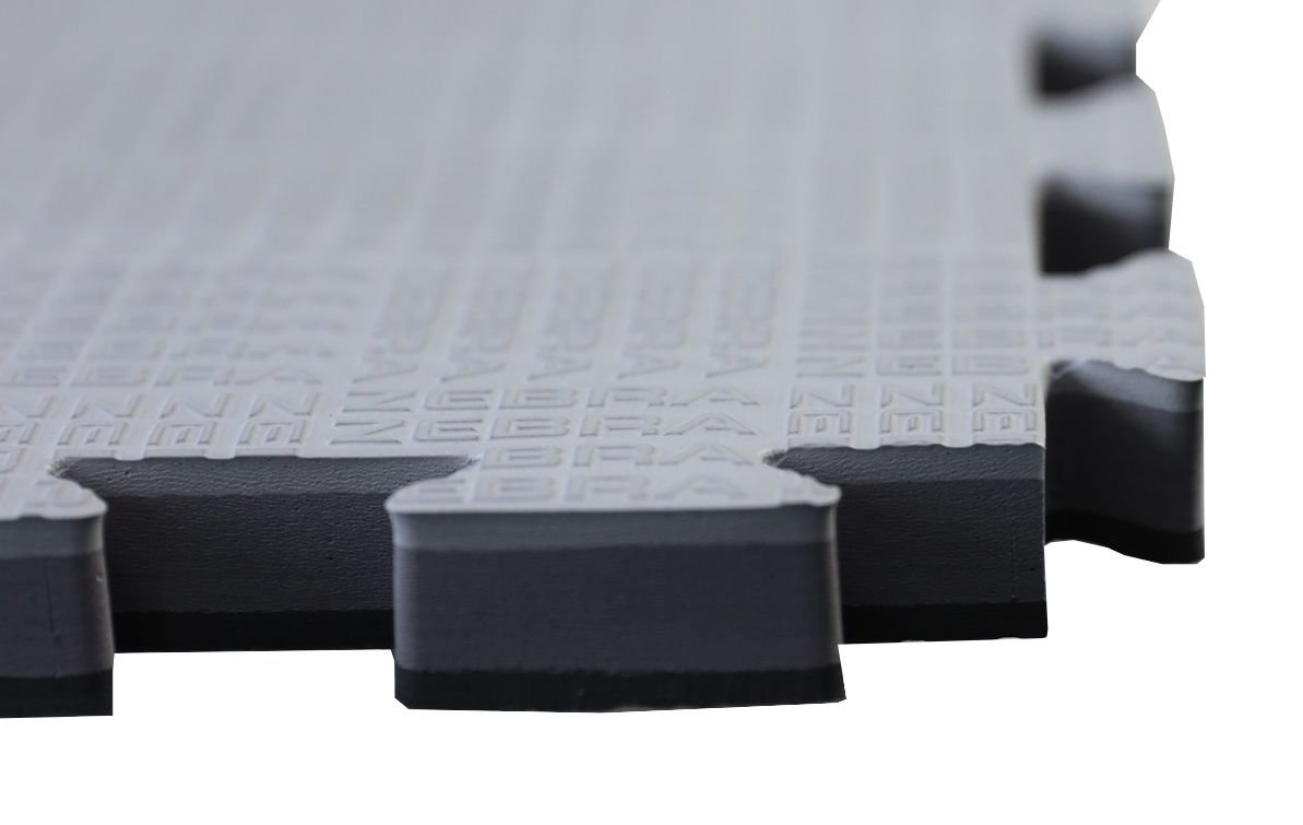 Zebra tatami Puzzle, černo šedé
