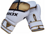 RDX boxerské rukavice F7, bílo-zlaté