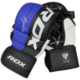 RDX MMA sparingové rukavice T6, modro-černé