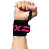 RDX Profesionální zápěstní bandáže do posilovny, růžové