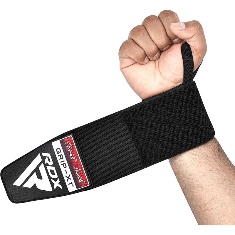RDX zápěstní bandáže do posilovny W3, černá