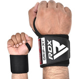 RDX zápěstní bandáže do posilovny W3, černá