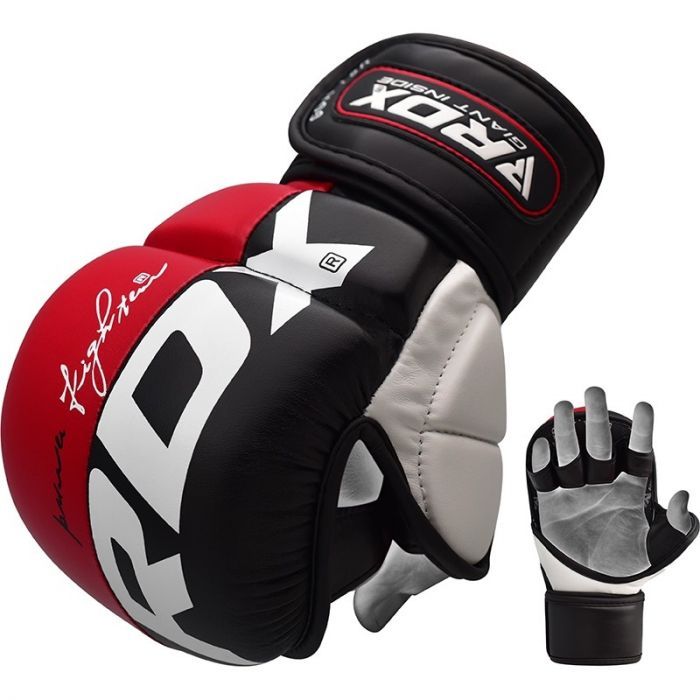 RDX MMA sparingové rukavice T6, červeno-černé