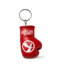 Katsudo přívěšek na klíče mini rukavice Keyglo, červená