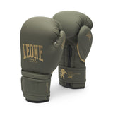 Leone boxerské rukavice B&W Military Edition, zelené
