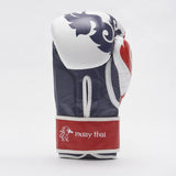 Leone boxerské rukavice Muay Thai, bílé