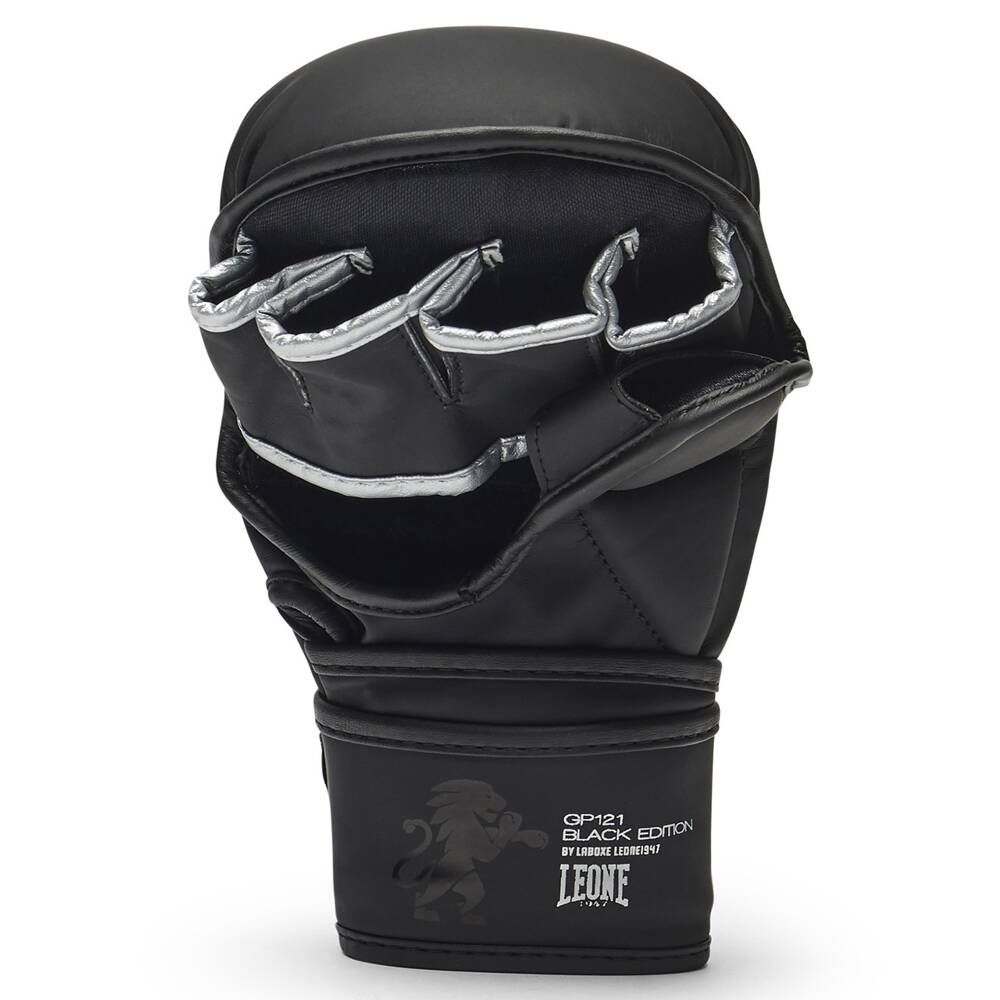 Leone MMA sparingové rukavice Black Edition, černé