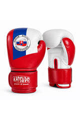 Katsudo SBF soutěžní boxerské rukavice, červené