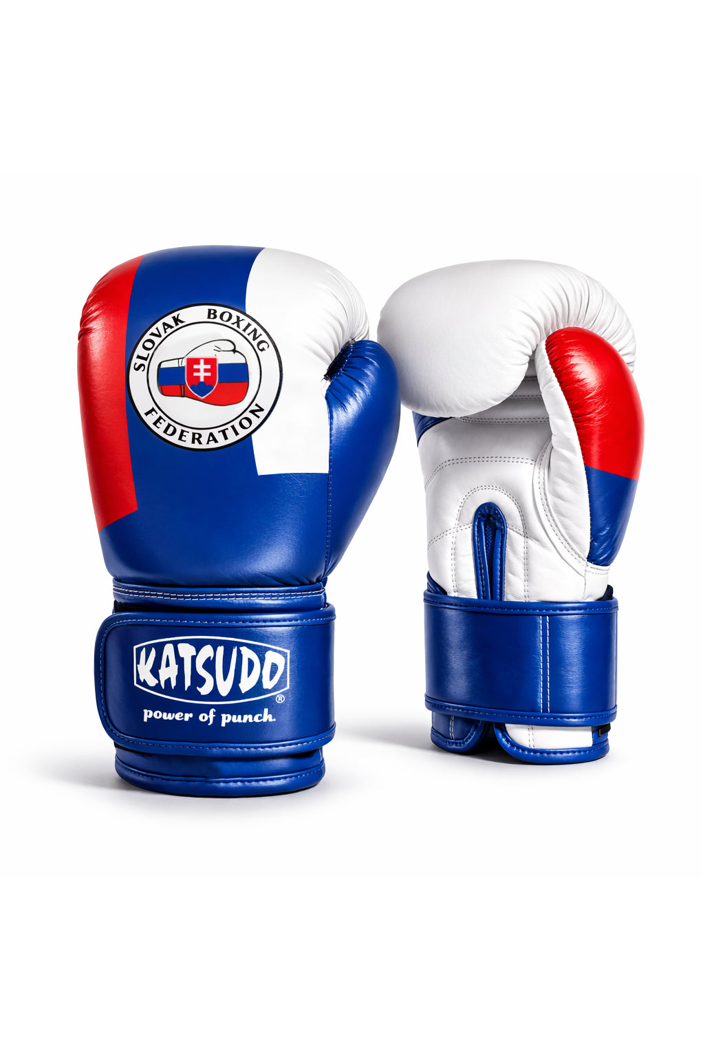 Katsudo SBF soutěžní boxerské rukavice, modré