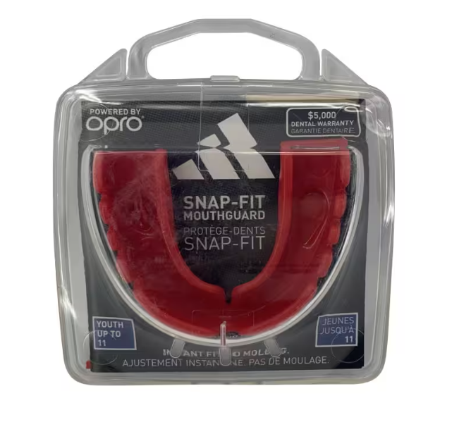 Adidas chránič zubů Opro Snap-Fit, červený
