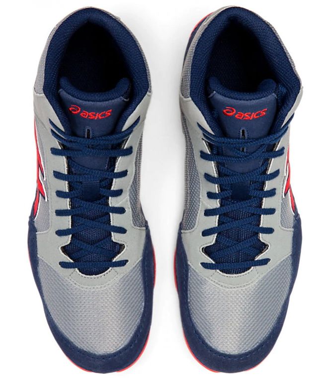 Asics zápasnická obuv Snapdown 2, šedo-červená