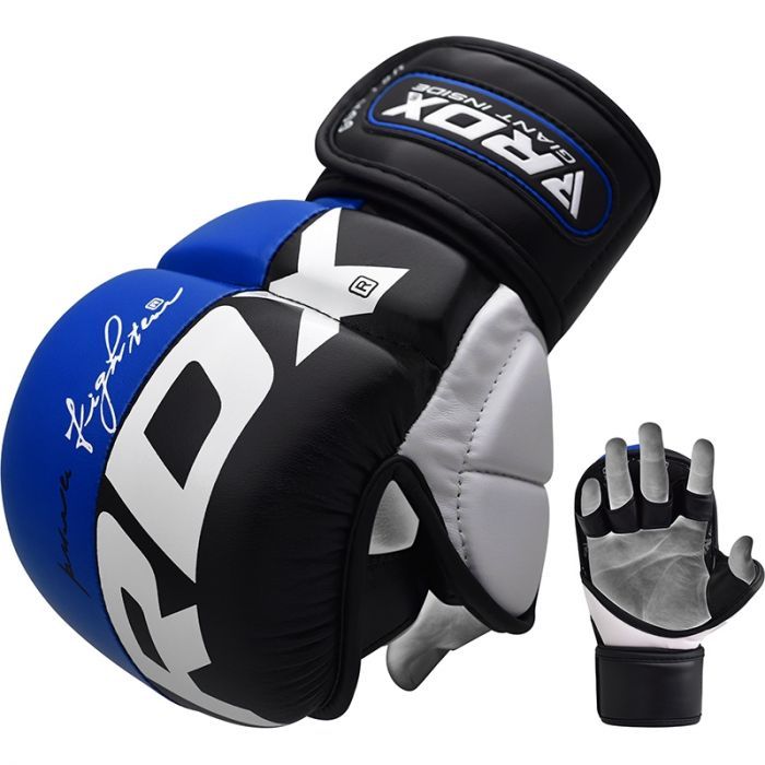 RDX MMA sparingové rukavice T6, modro-černé