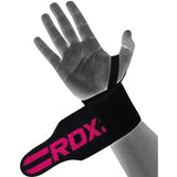 RDX Profesionální zápěstní bandáže do posilovny, růžové
