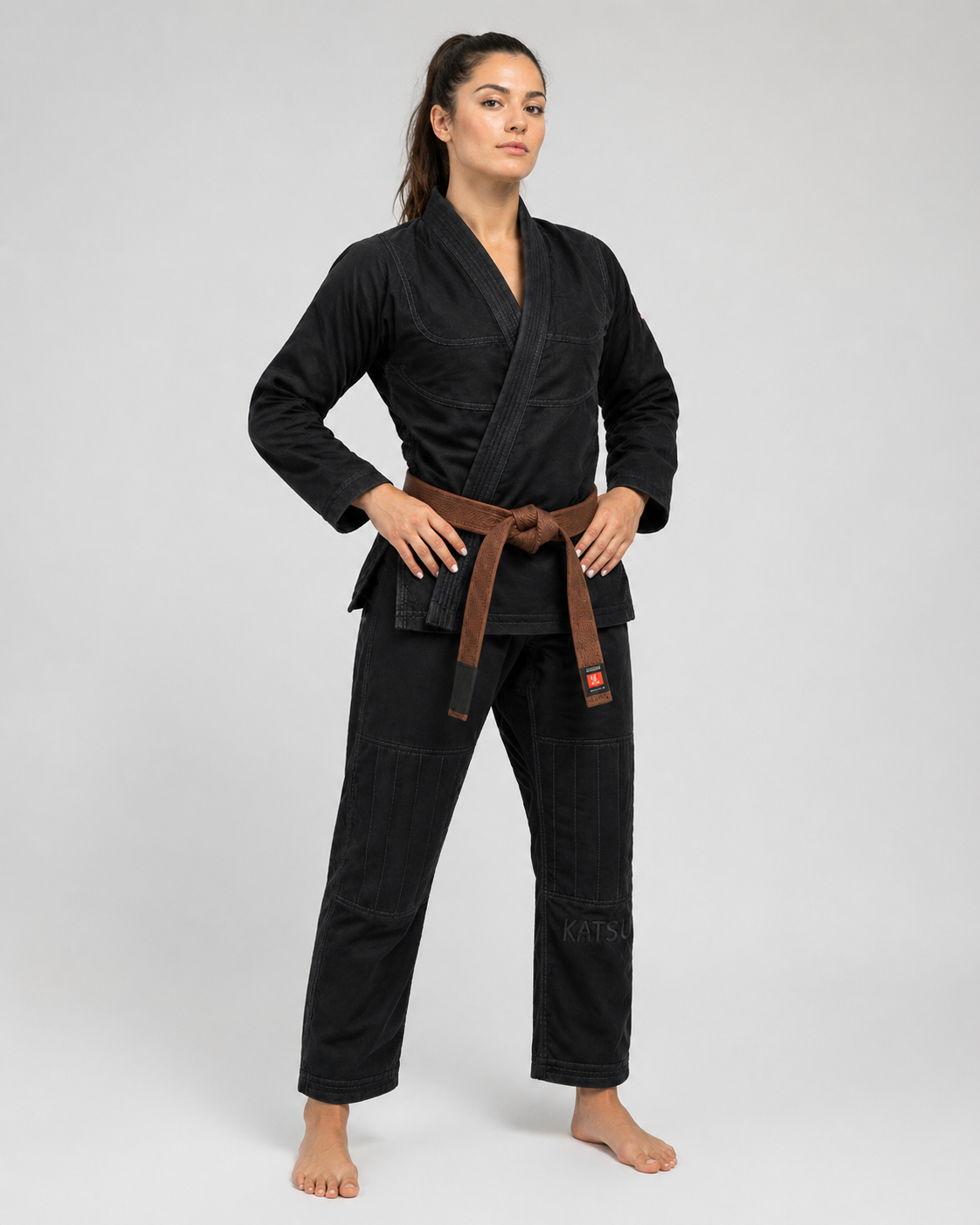 Katsudo Yori dámské Jiu Jitsu kimono 550g, černé