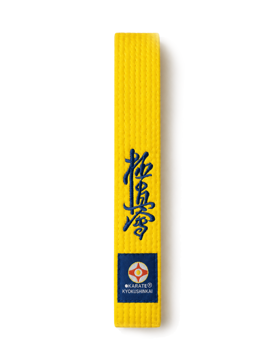 Katsudo Kyokushin karate pásek, žlutý